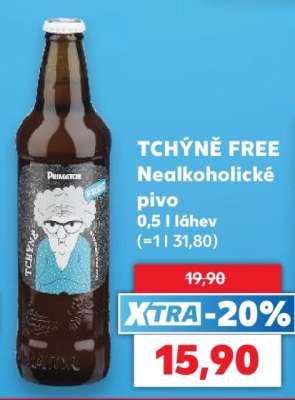 TCHÝNĚ FREE Nealkoholické pivo