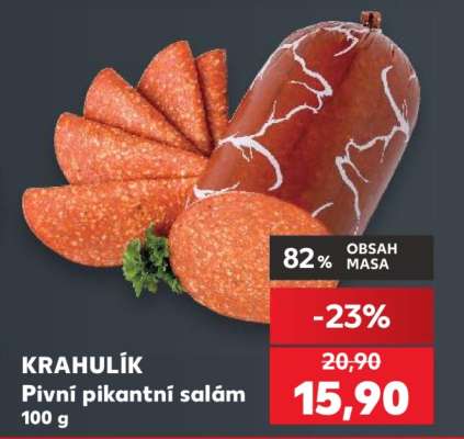 KRAHULÍK Pivní pikantní salám 100 g
