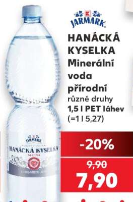 HANÁCKÁ KYSELKA Minerální voda