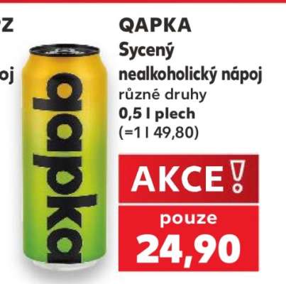 QAPKA Sycený nealkoholický nápoj