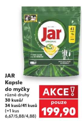 Jar kapsle do myčky
