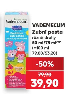 Vademecum zubní pasta