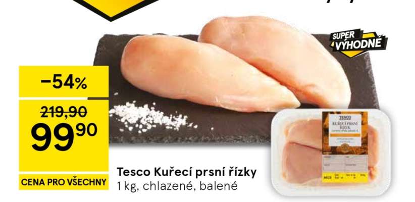 Tesco Kuřecí prsní řízky