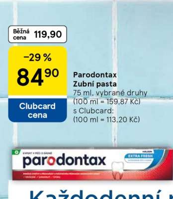 Parodontax zubní pasta