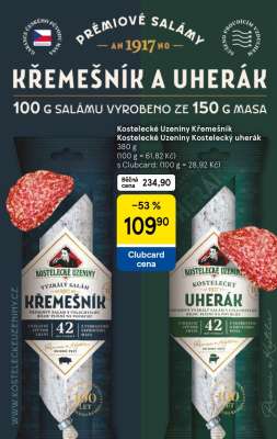 Kostelecké Uzeniny Kremešník a Uherák