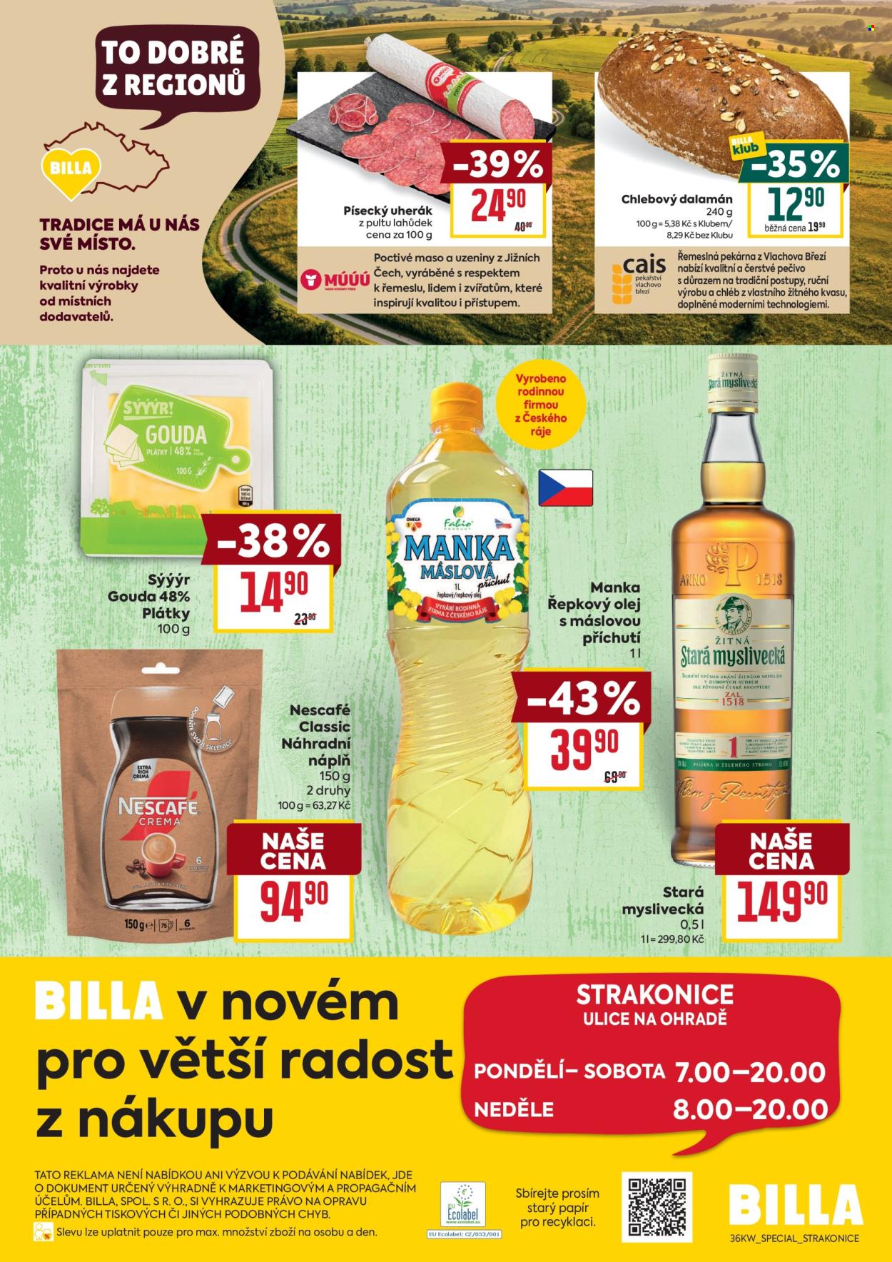 Leták BILLA - 2.9.2026 - 8.9.2026. Strana 2