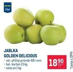 Jablka Golden Delicious