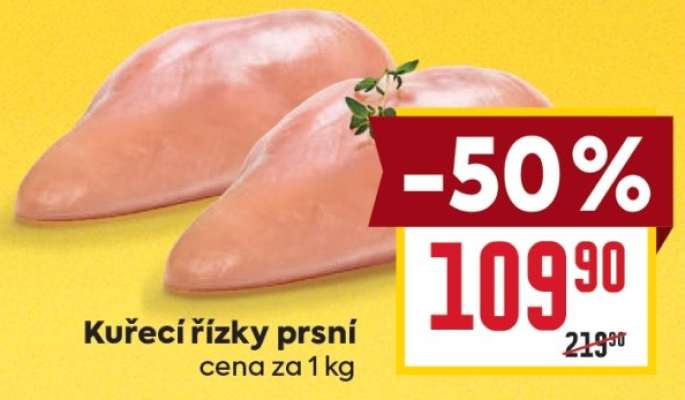 Kuřecí řízky prsní