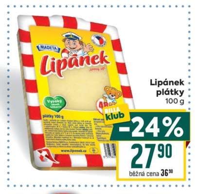 Lipánek plátky