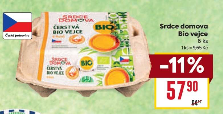Srdce domova Bio vejce