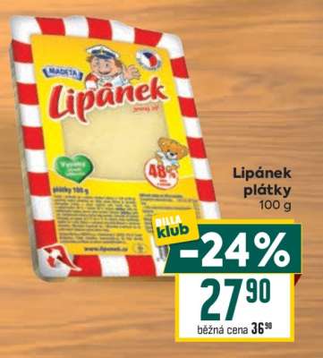Lipánek plátky
