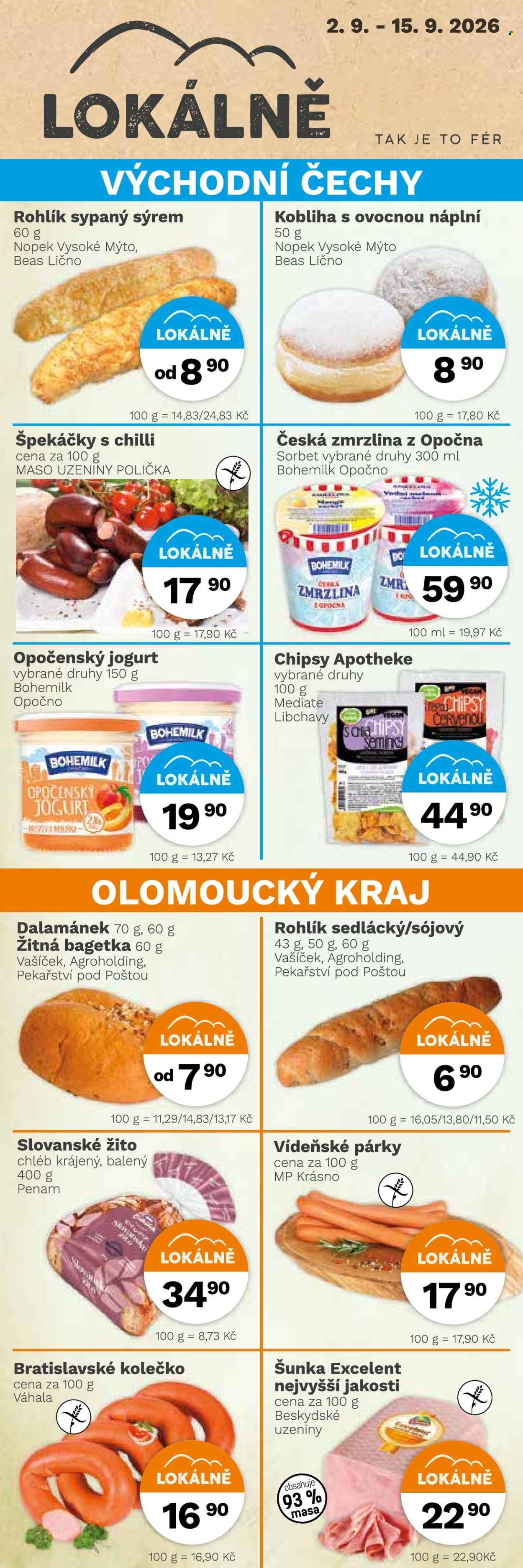 Leták Konzum - 2.9.2026 - 15.9.2026. Strana 2