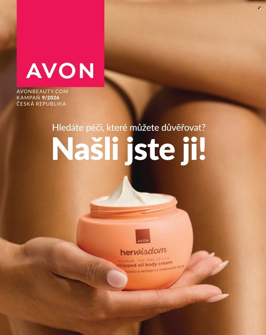 Leták AVON - 1.9.2026 - 30.9.2026. Strana 1