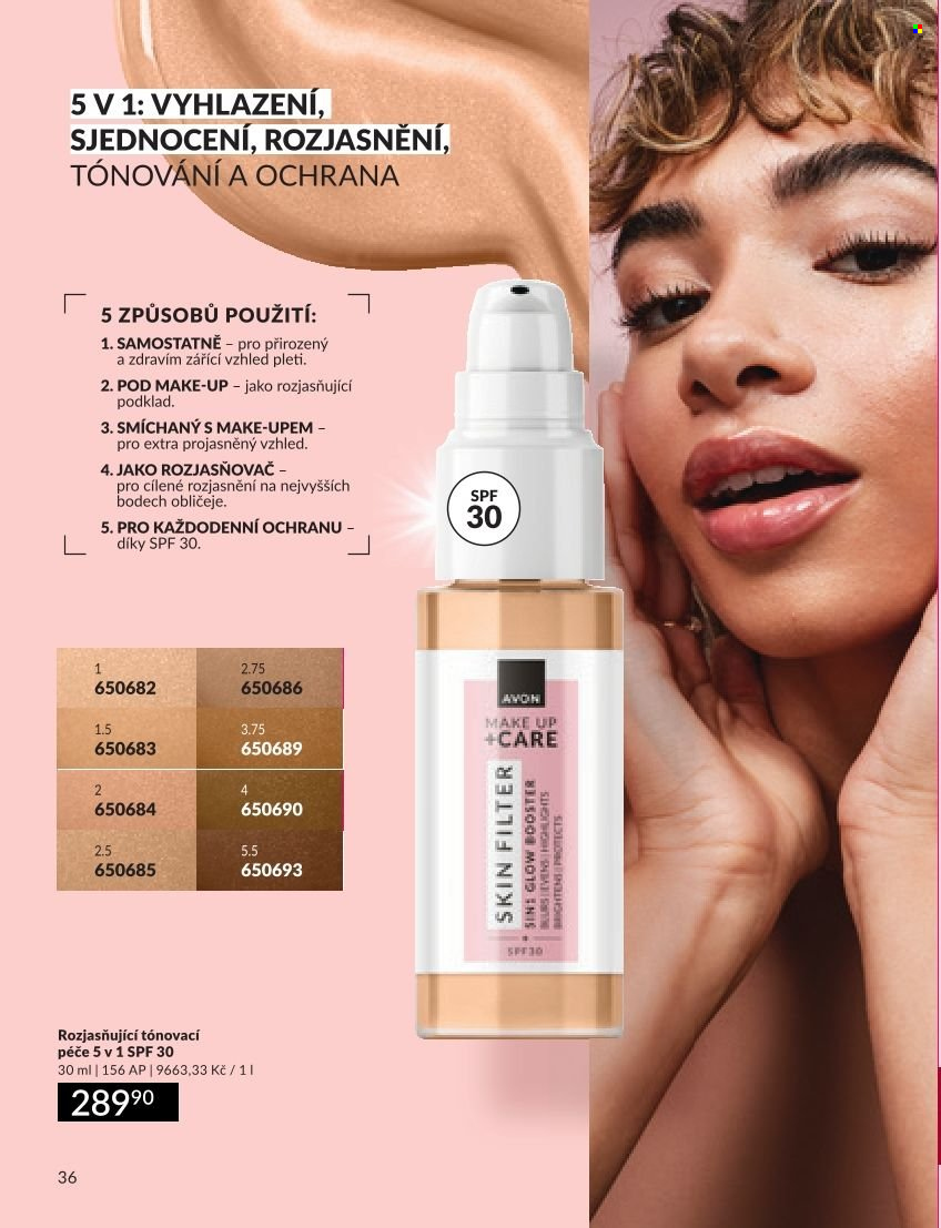 Leták AVON - 1.9.2026 - 30.9.2026. Strana 36
