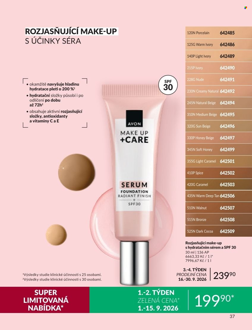 Leták AVON - 1.9.2026 - 30.9.2026. Strana 37
