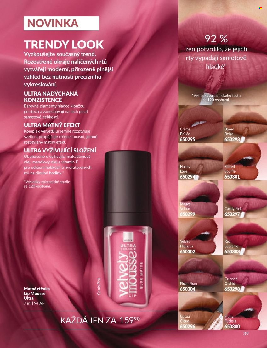 Leták AVON - 1.9.2026 - 30.9.2026. Strana 39