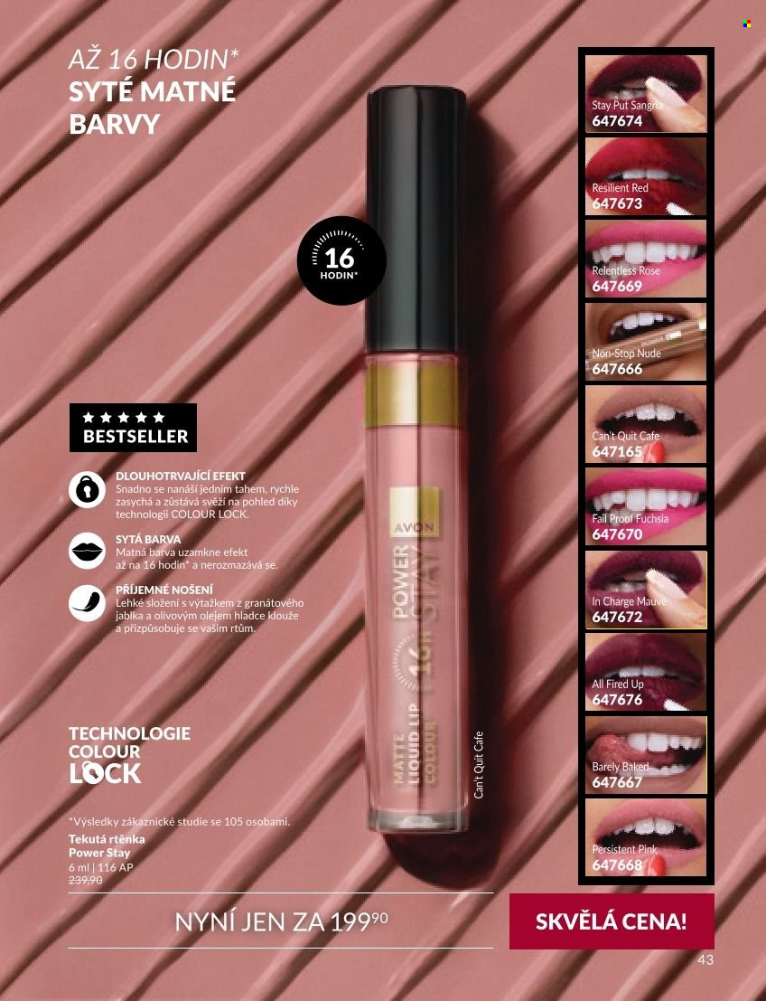 Leták AVON - 1.9.2026 - 30.9.2026. Strana 43