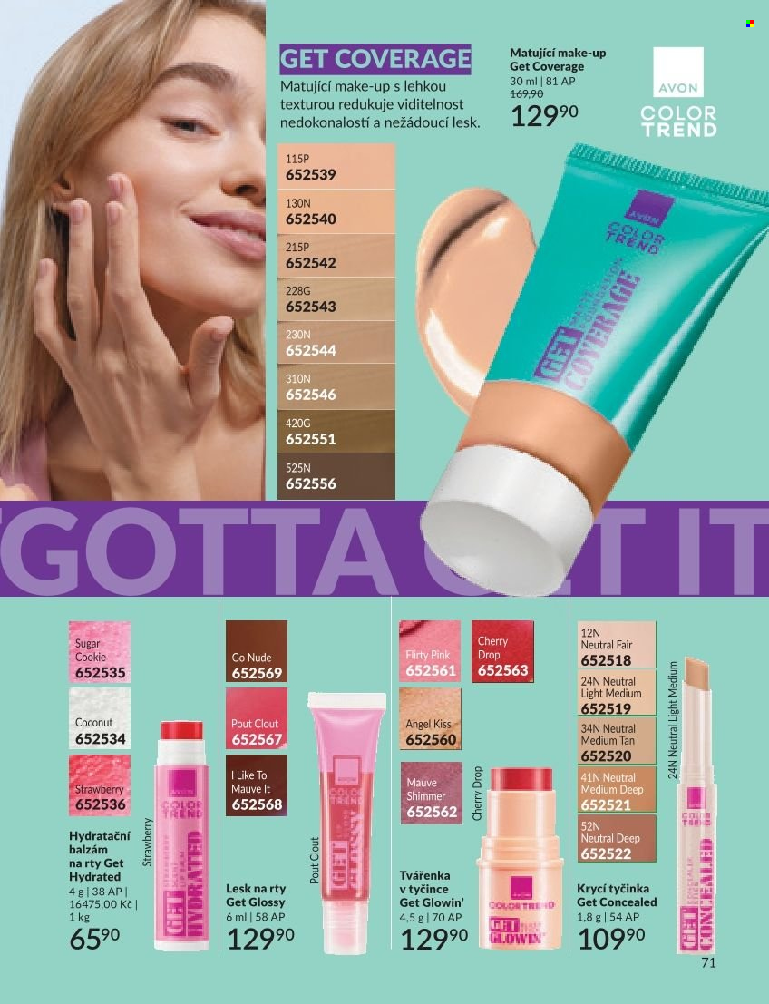 Leták AVON - 1.9.2026 - 30.9.2026. Strana 71