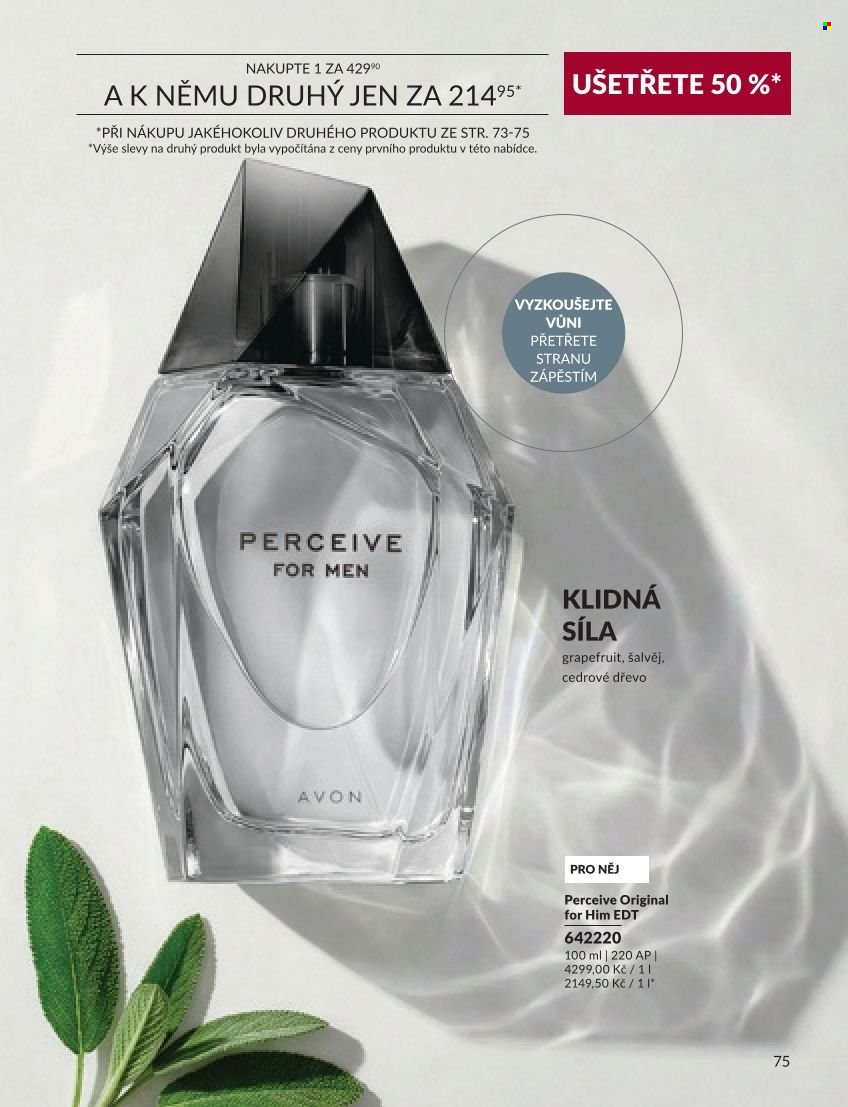 Leták AVON - 1.9.2026 - 30.9.2026. Strana 75