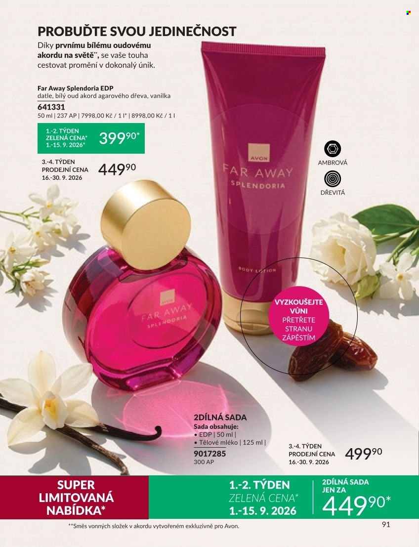 Leták AVON - 1.9.2026 - 30.9.2026. Strana 91
