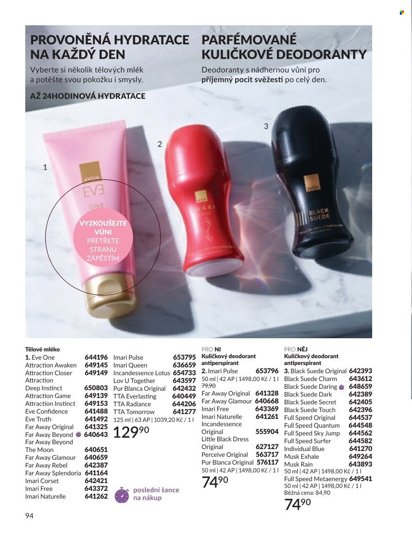 Leták AVON - 1.9.2026 - 30.9.2026. Strana 94