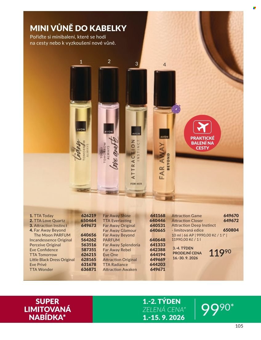 Leták AVON - 1.9.2026 - 30.9.2026. Strana 105