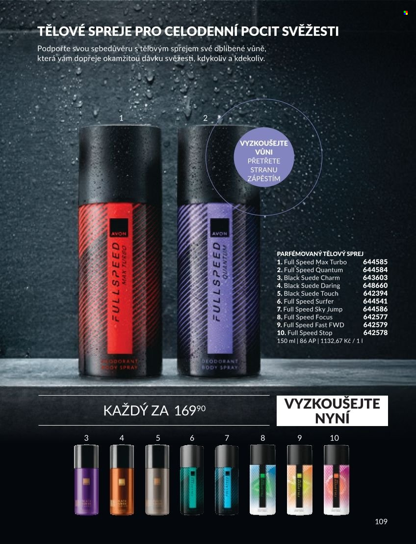 Leták AVON - 1.9.2026 - 30.9.2026. Strana 109
