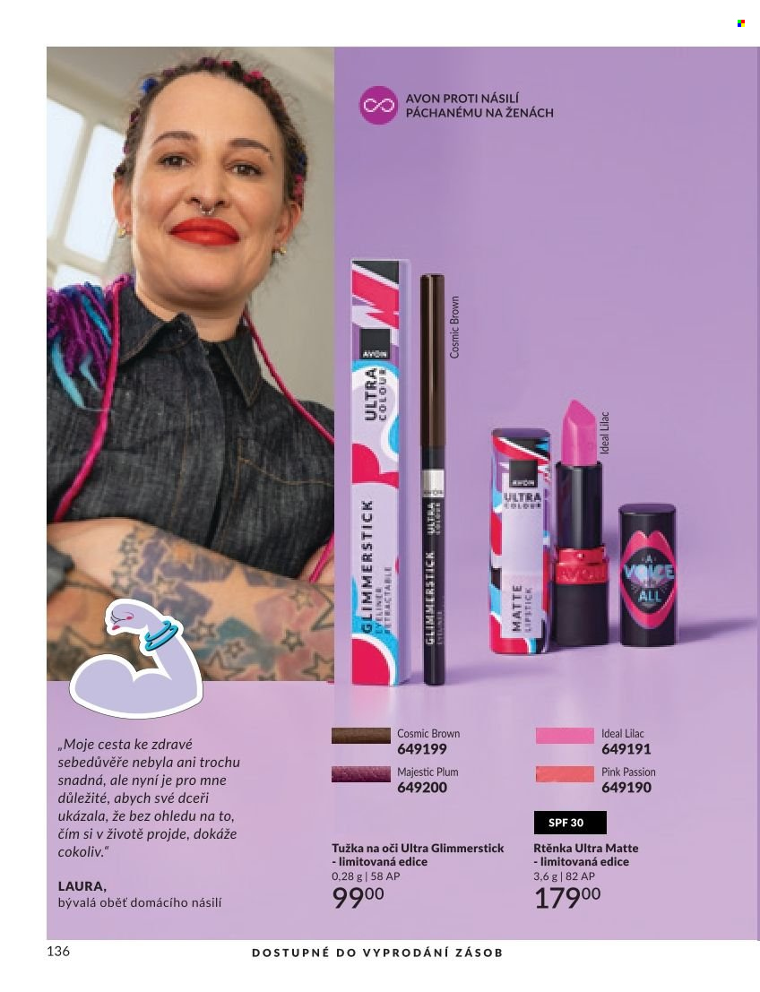 Leták AVON - 1.9.2026 - 30.9.2026. Strana 136