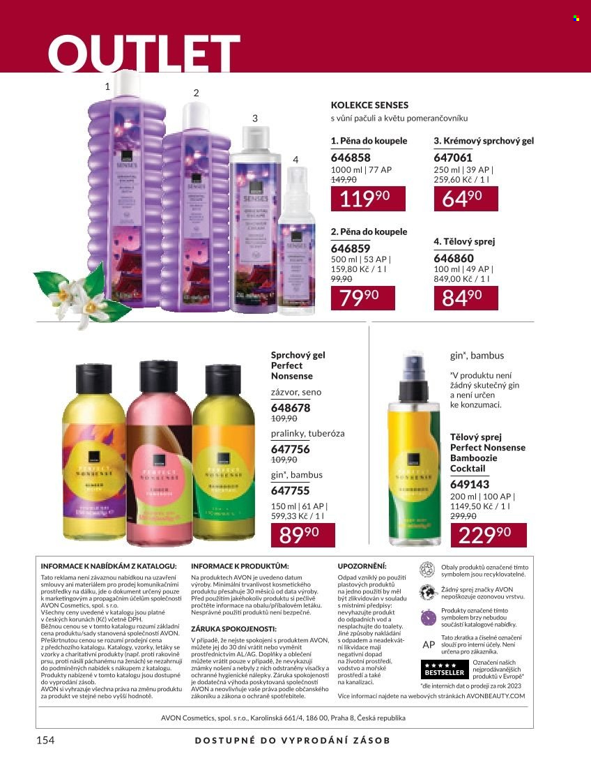 Leták AVON - 1.9.2026 - 30.9.2026. Strana 154
