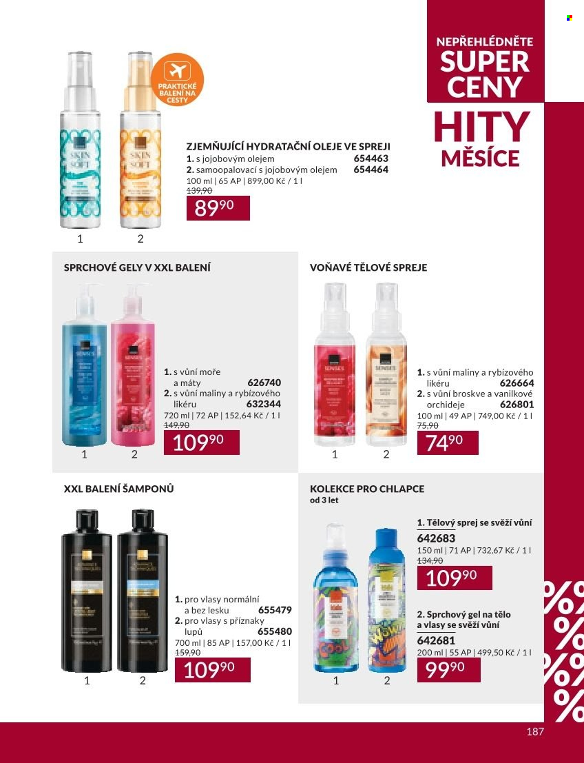 Leták AVON - 1.9.2026 - 30.9.2026. Strana 187