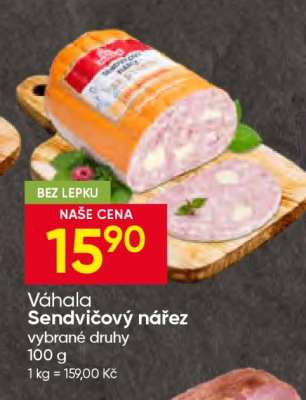 Váhala Sendvičový nářez
