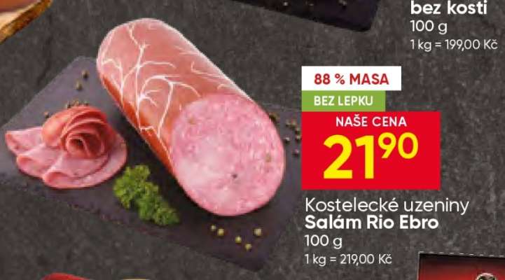 KOSTELECKÉ UZENINY SALÁM RIO EBRO