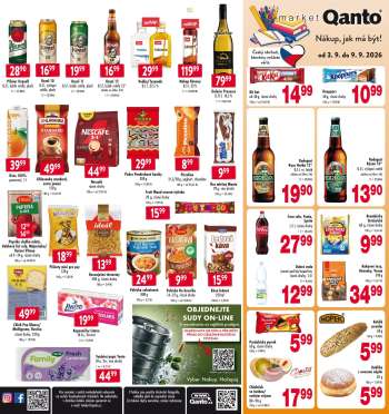 Leták Qanto market - 3.9.2026 - 9.9.2026.