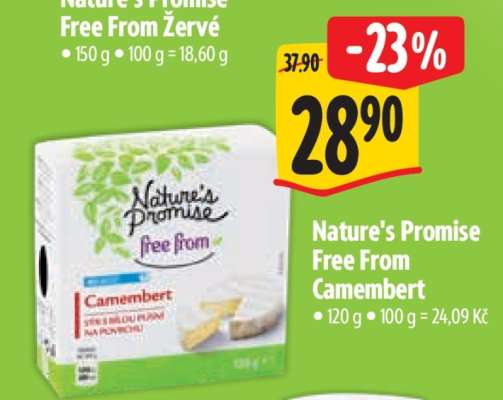 Nature’s Promise Free from Camembert