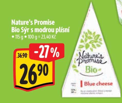 Nature’s Promise Bio Sýr s modrou plísní