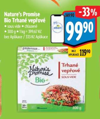 Nature’s Promise Bio Trhané vepřové