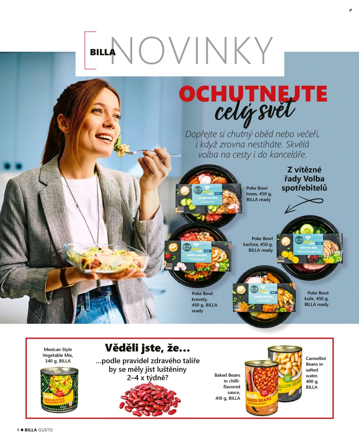 Leták BILLA. Strana 4