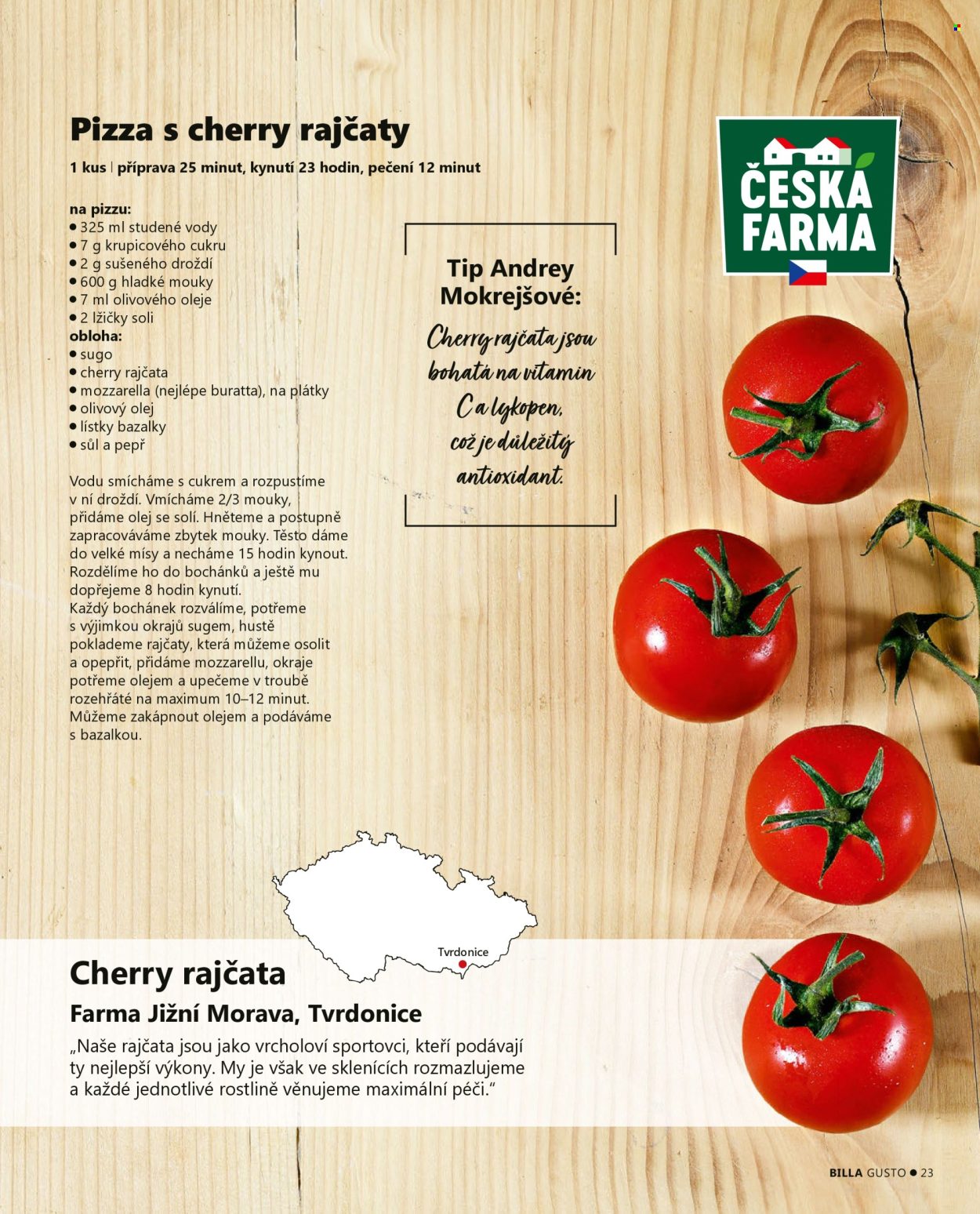 Leták BILLA. Strana 23