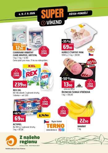Leták coop TERNO - 4.9.2026 - 7.9.2026.