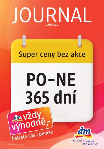 Leták dm drogerie - 3.9.2026 - 30.9.2026.