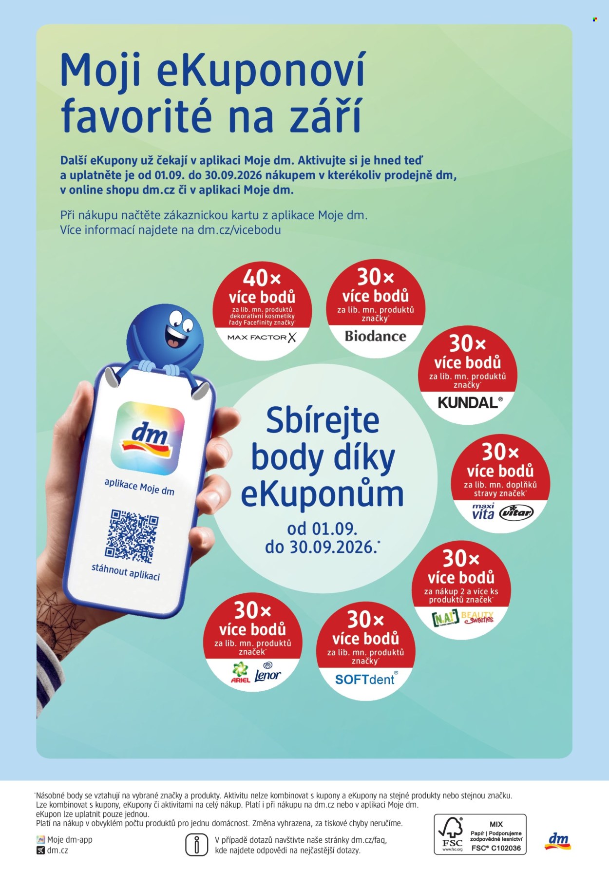 Leták dm drogerie - 3.9.2026 - 30.9.2026. Strana 24