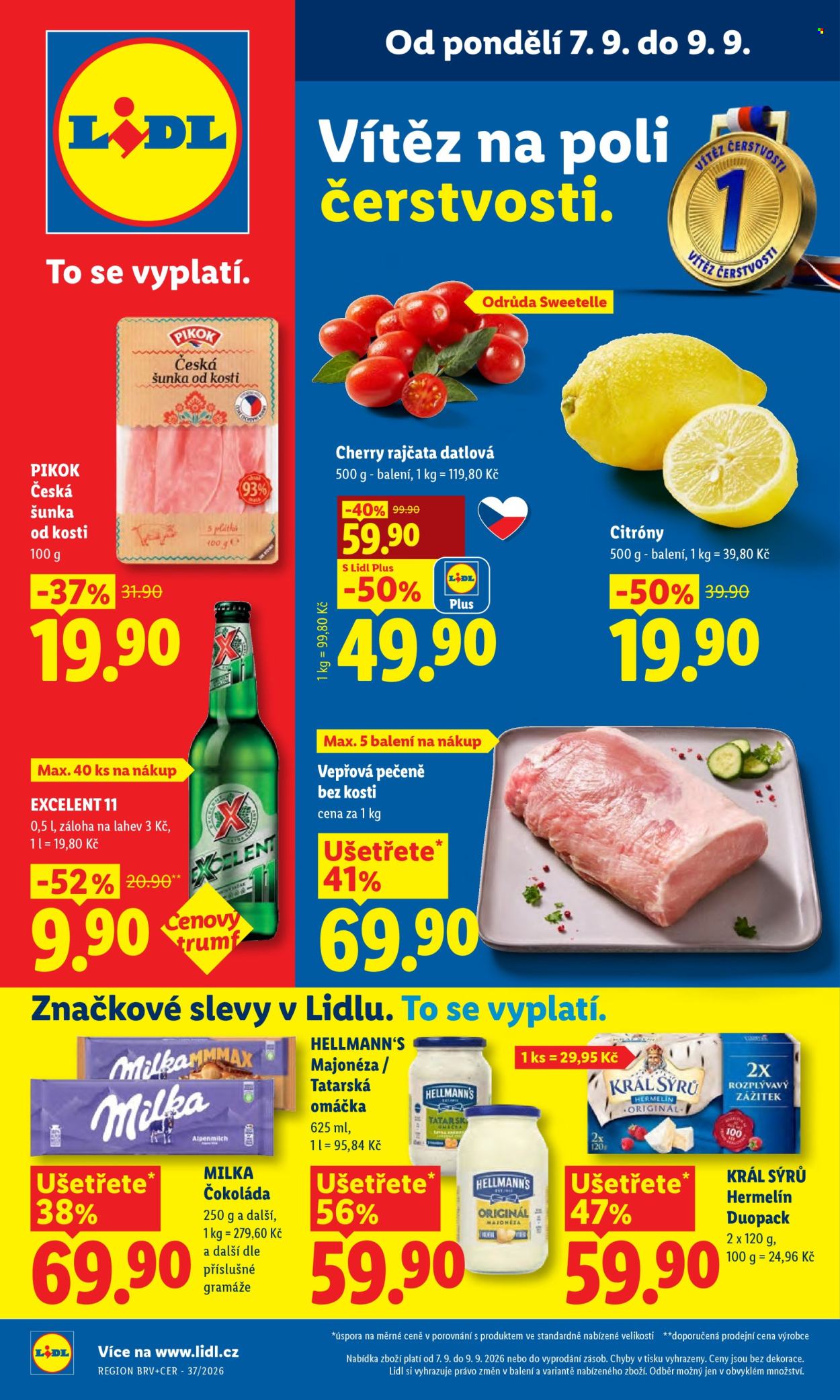 Leták Lidl - 7.9.2026 - 9.9.2026. Strana 3
