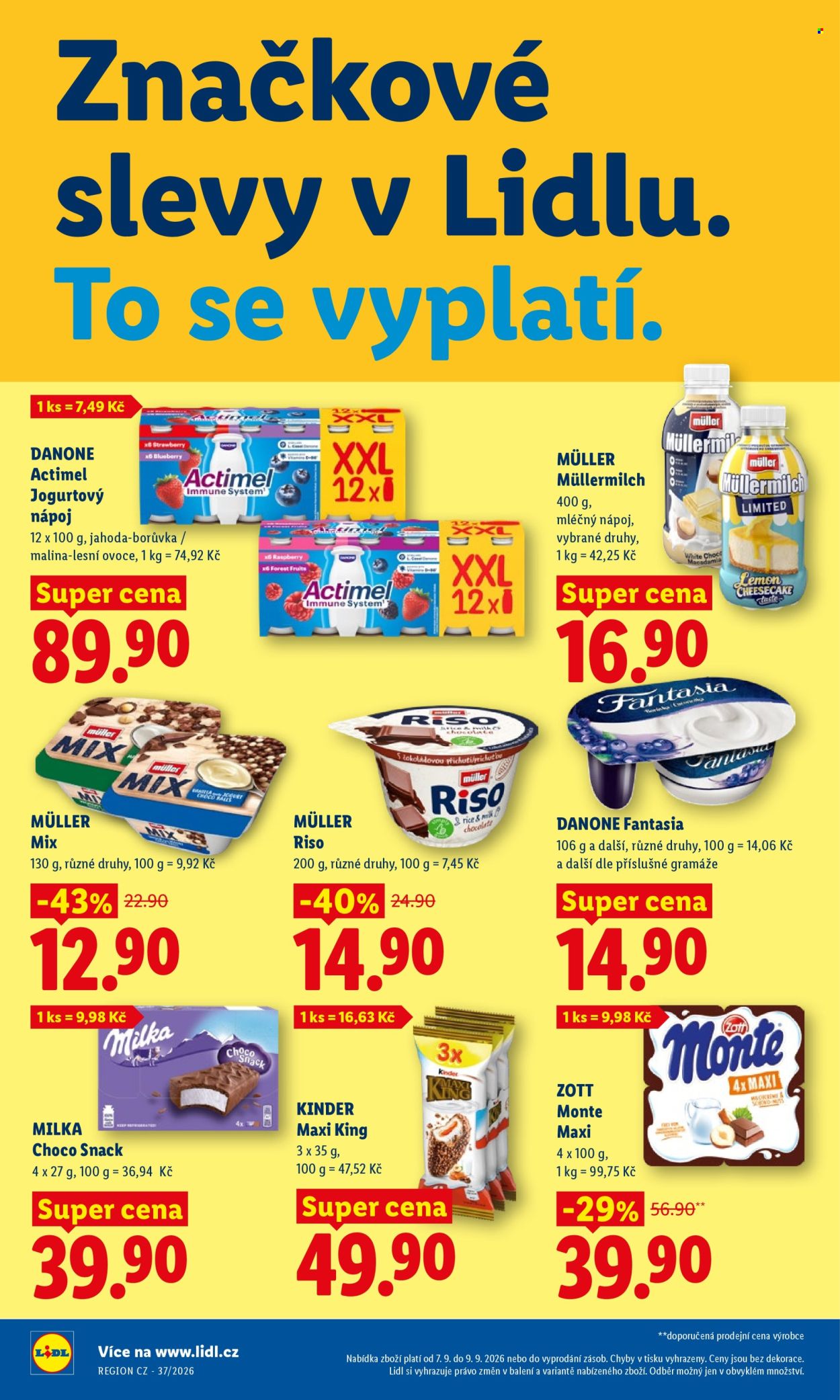 Leták Lidl - 7.9.2026 - 9.9.2026. Strana 22