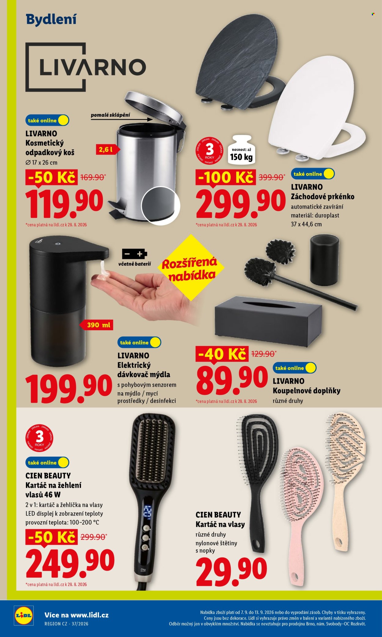 Leták Lidl - 7.9.2026 - 9.9.2026. Strana 34