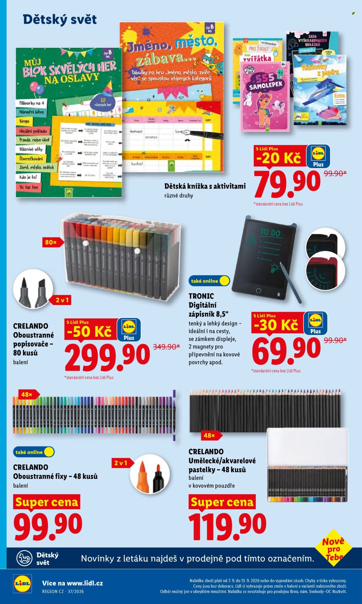 Leták Lidl - 7.9.2026 - 9.9.2026. Strana 38