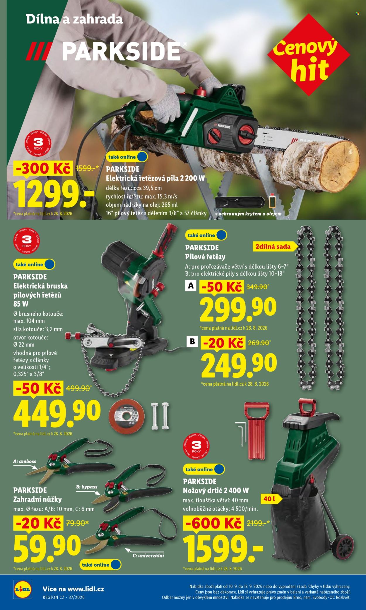 Leták Lidl - 10.9.2026 - 13.9.2026. Strana 36