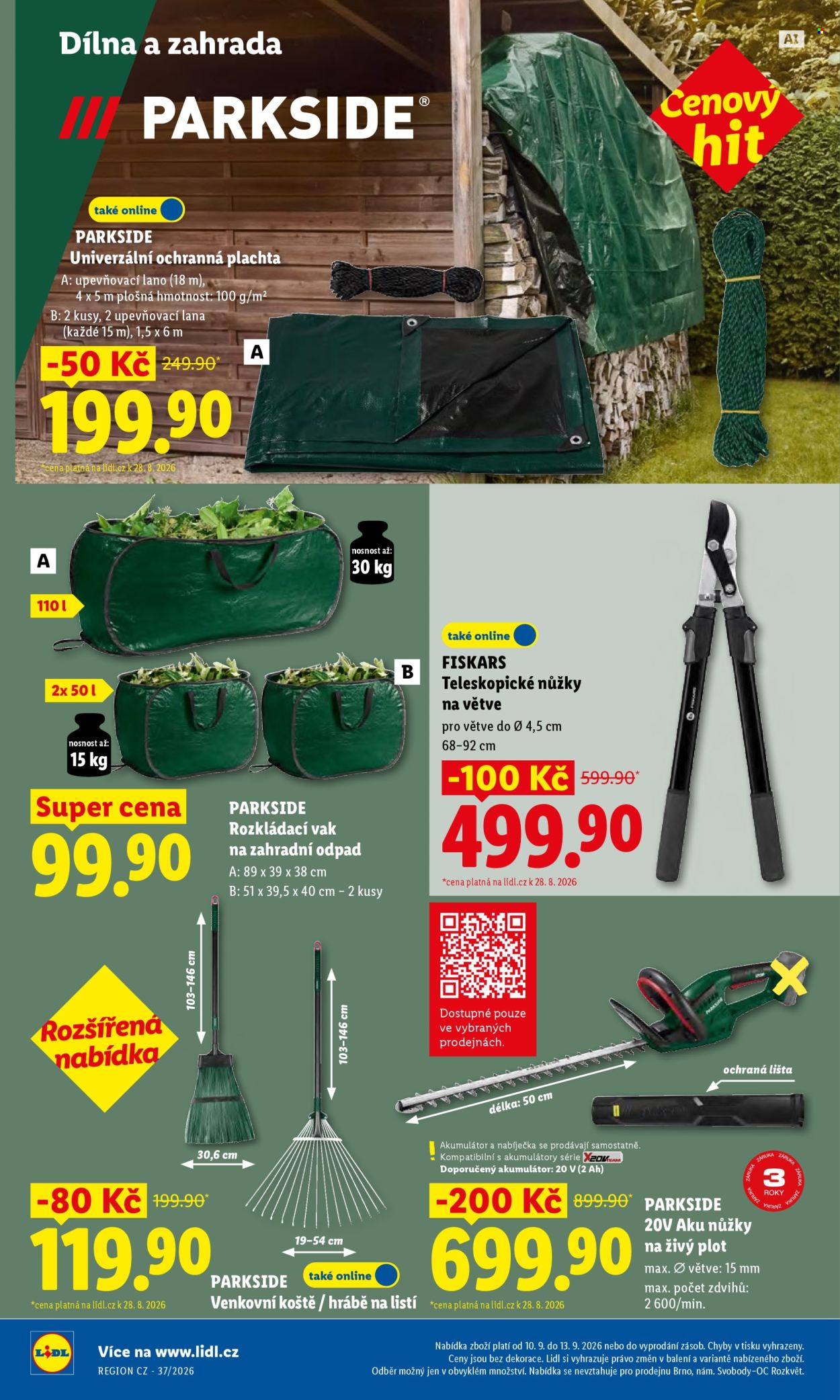 Leták Lidl - 10.9.2026 - 13.9.2026. Strana 38