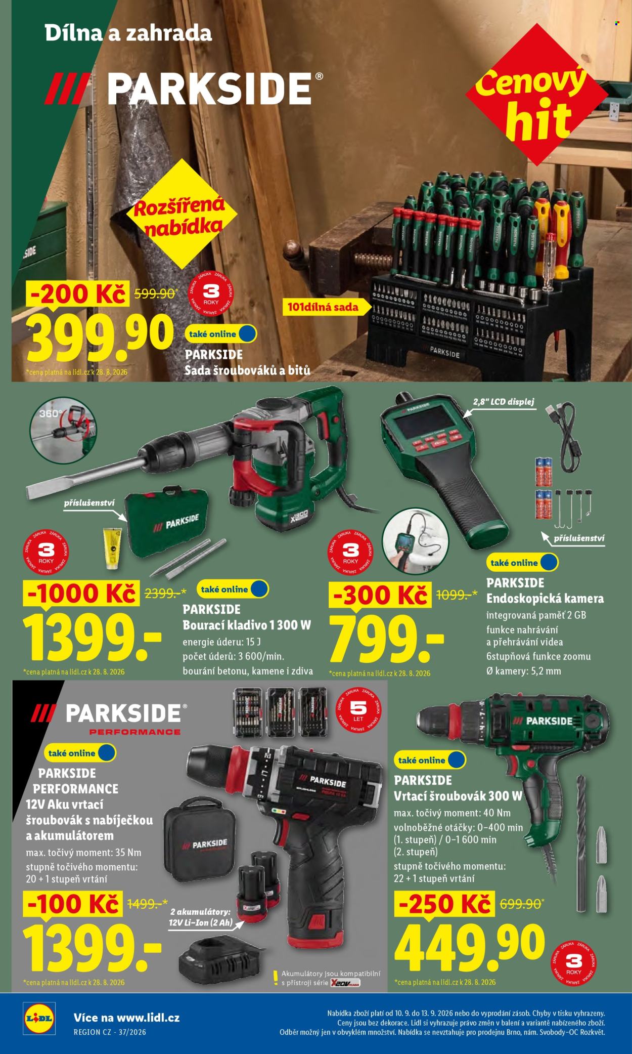Leták Lidl - 10.9.2026 - 13.9.2026. Strana 40