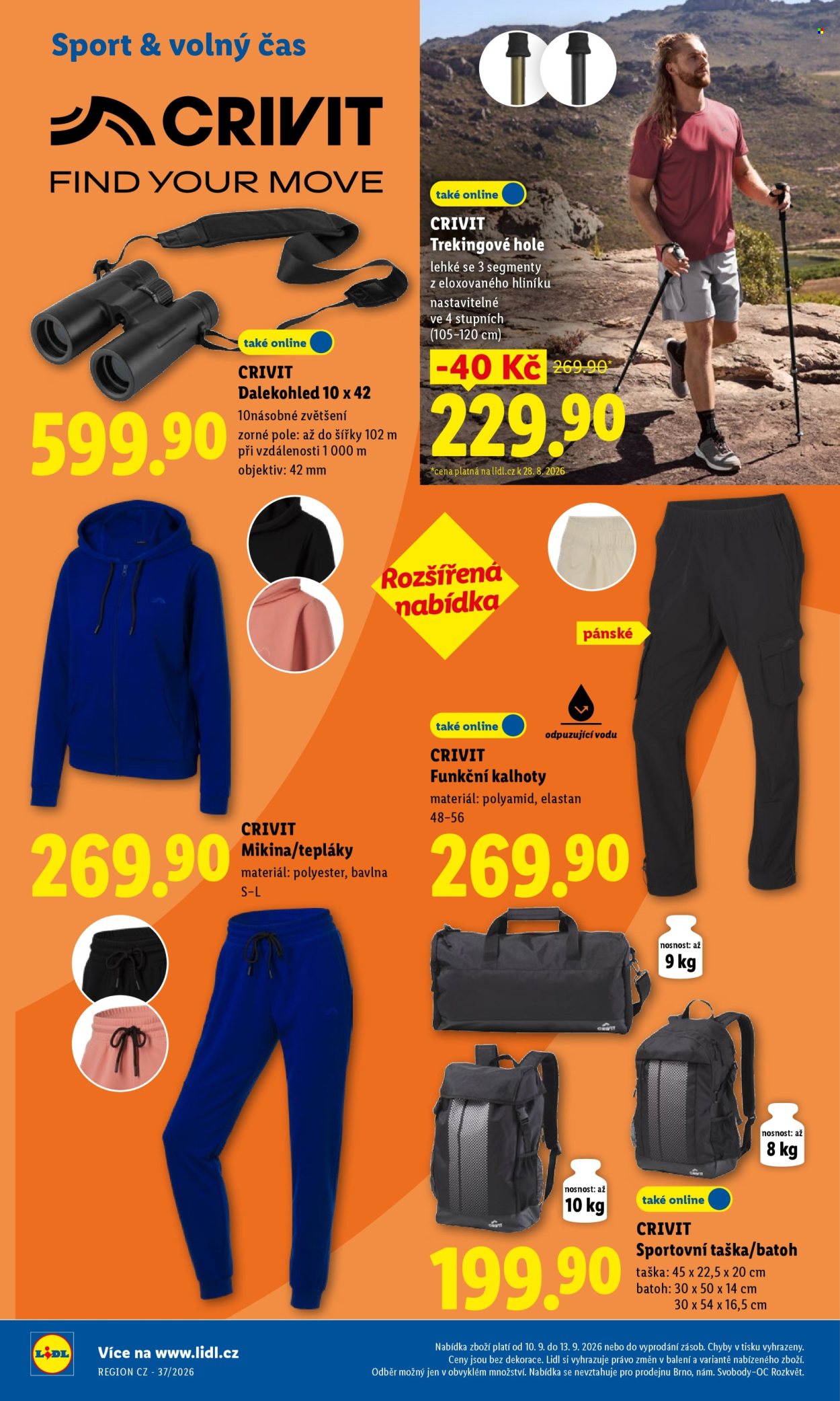 Leták Lidl - 10.9.2026 - 13.9.2026. Strana 44