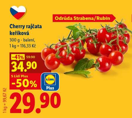 CHERRY RAJČATA KEŘÍKOVÁ